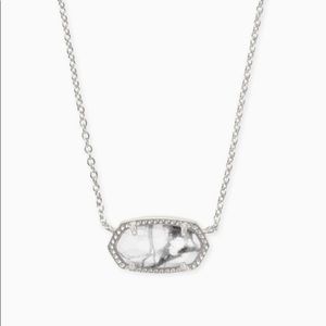 Kendra Scott Elisa Necklace in White Howlite (NWT)